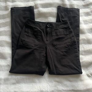 Colette Maeve Anthropologie Stretch Patch Pocket Straight Bootcut Work Pant